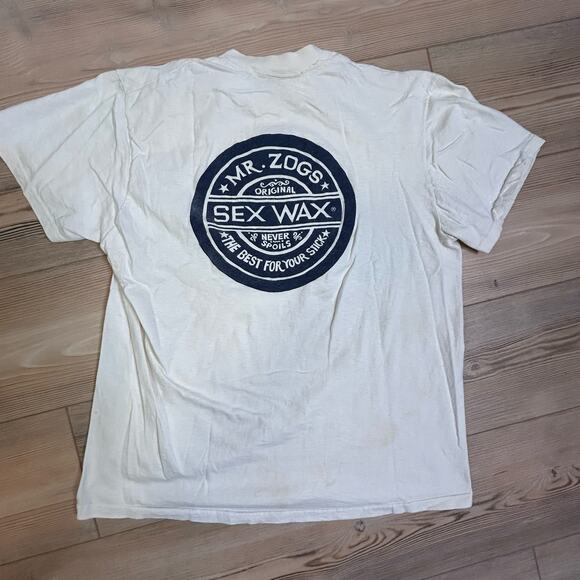 Vintage Sex Wat T-shirt Surf Skate Star 80s - Picture 2 of 4